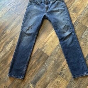 Levi's 511 Jeans Men's 34x32 Blue Dark Wash Regular Fit Straight Leg Modern‎